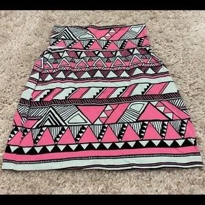 PINK mini skirt